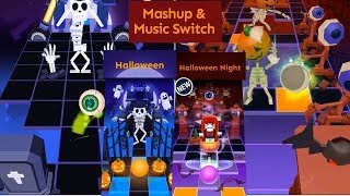 Rolling Sky H-Night VS Halloween (Remix Vs Original) Mashup/Music Switch