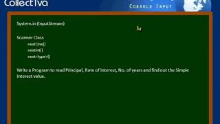 Console in Java input stream hd in tamil