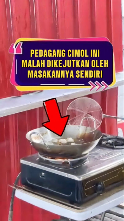 Pedagang cimol ini malah dikejutkan oleh masakannya sendiri ❗ #cimol #videoviral