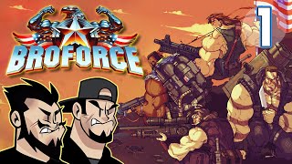 Broforce Lets Play: Brodown Babies - PART 1 - TenMoreMinutes