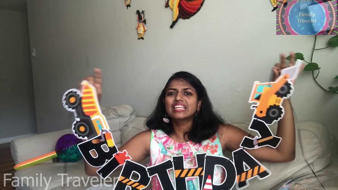 Birthday Party Decorations review (2019) Tamil VLOG YouTube