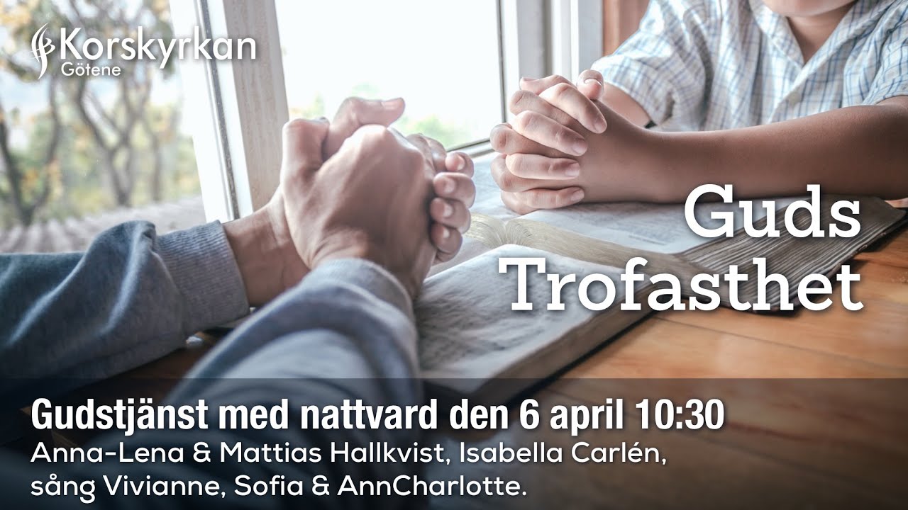 Gudstjänst med nattvard den 6 april 
