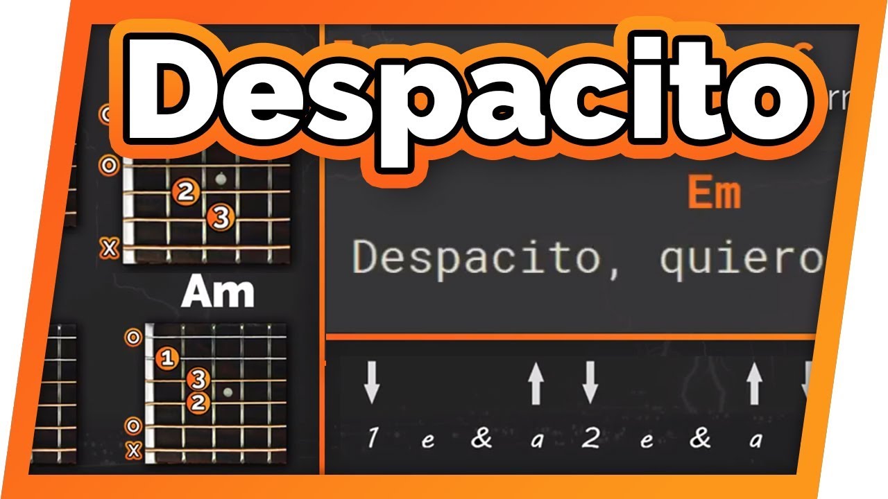 Despacito Guitar Tutorial // Play Along (Luis Fonsi, Daddy Yankee
