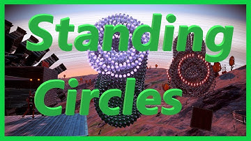 Standing Circles - NMS Glitch Building #criscrosaplesos #glitchbuilding #nomanssky