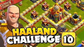 Easily 3 Star Trophy Haaland Challenge #10 Clash of Clans #clashofclans10thanniversarychallenge