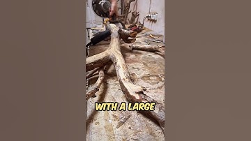 This Artist Creates A CRAZY Shelf From A Tree Branch! 🤩