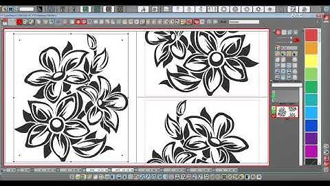 Repeats with layer editor 01, made by EAT - DesignScope victor software