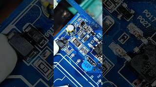 smd resistor 2 watt remove and protec too capacitor #pcb #electronic #hotairskills