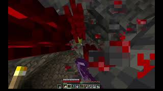 Beating Minecraft Using SuperPickaxe.