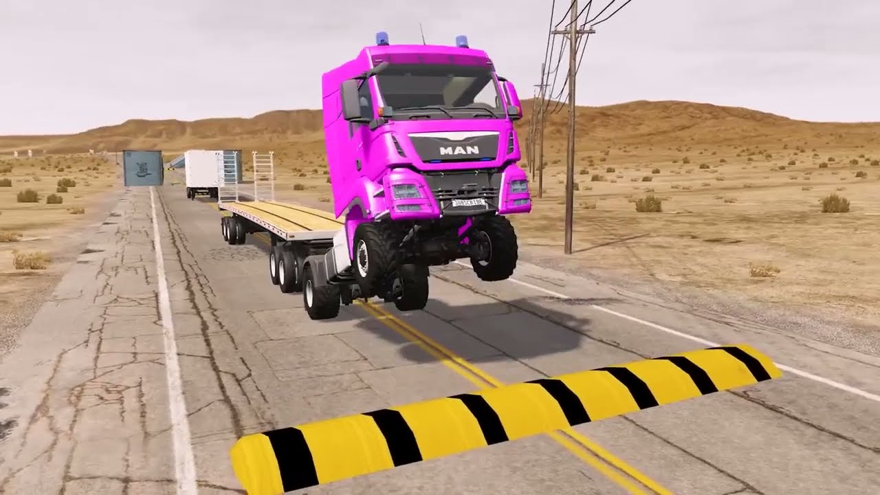 Car vs Giant Pit Challenge  BeamNG Drive 