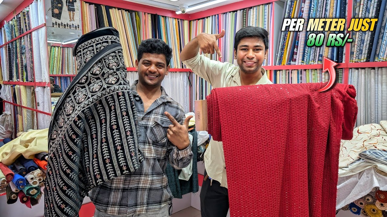 Premium quality men's fabric for wholesale prices in Bangalore Shivajinagar on Shahi libas