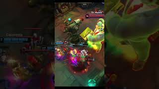 Tank Engine is scary #leagueoflegends #shorts #lol #fypシ