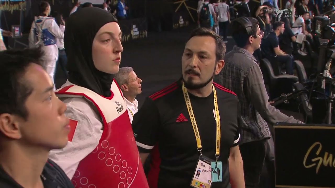 121 W-62kg QF ZHOU Lijun CHN 🔵 vs 🔴 CHAARI Sarah BEL I Guadalajara 2022 WT Championships