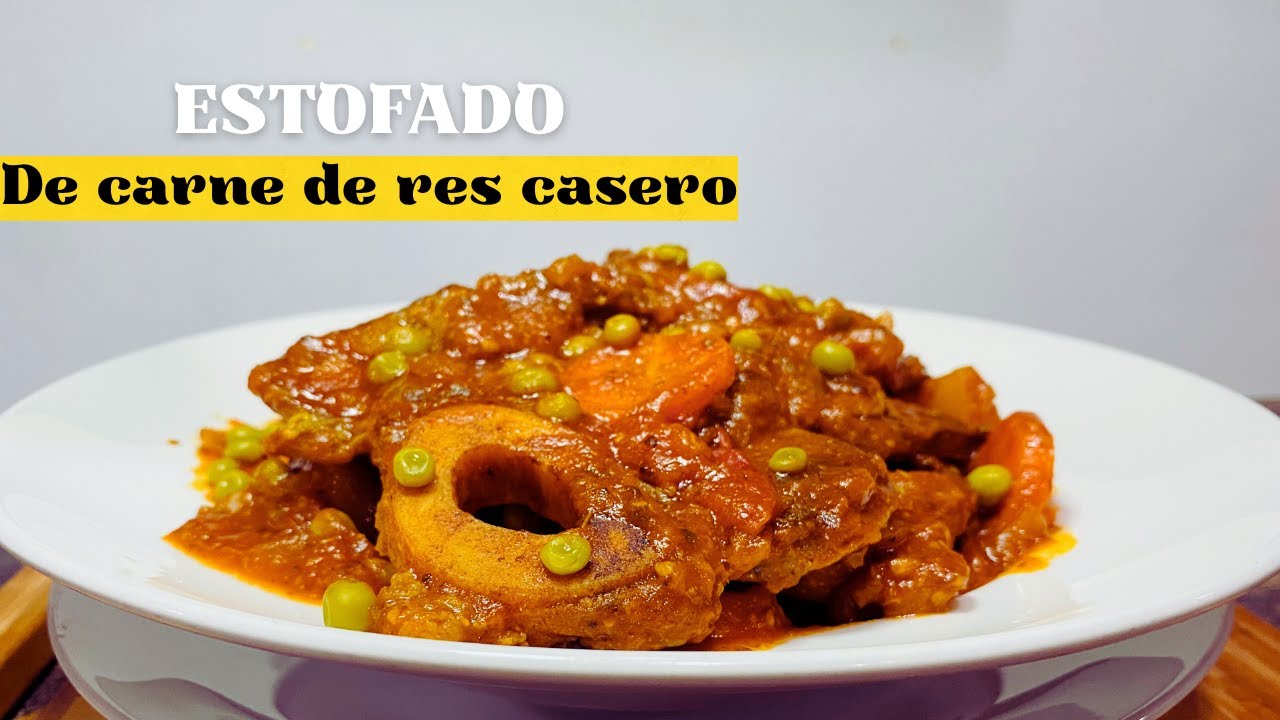 ESTOFADO DE  CARNE DE RES CASERO PASO A PASO