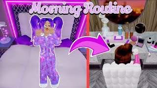 My MORNING ROUTINE In My HIGHRISE APARTMENT! Royale High Roleplay