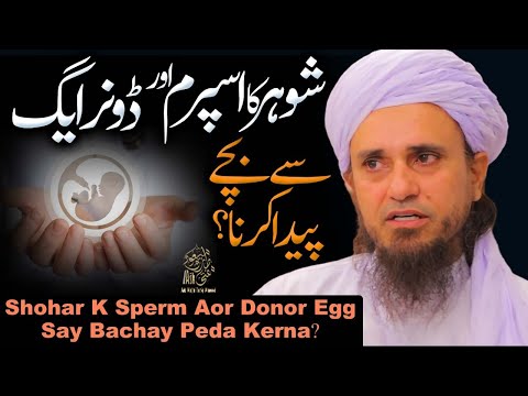 Shohar Ke Sperm Or Donor Egg Sy Bachy Paida Karna | Ask Mufti Tariq Masood