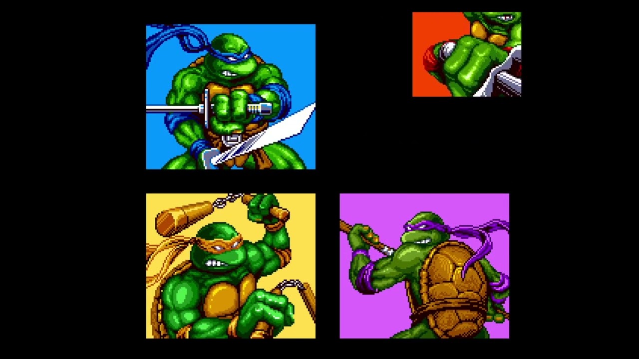 Teenage Mutant Ninja Turtles The Hyperstone Heist  Sega Genesis Mega Drive Intro