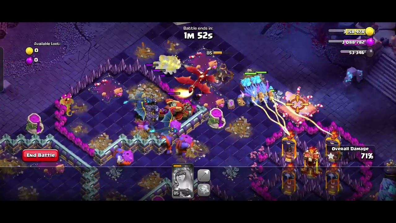 COC | Enemy base raid.. - YouTube