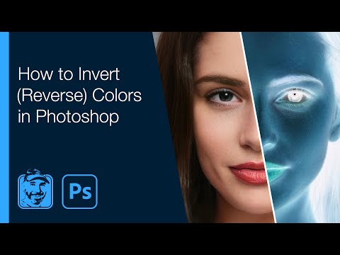 Photoshop Invert Colors Photo Effect