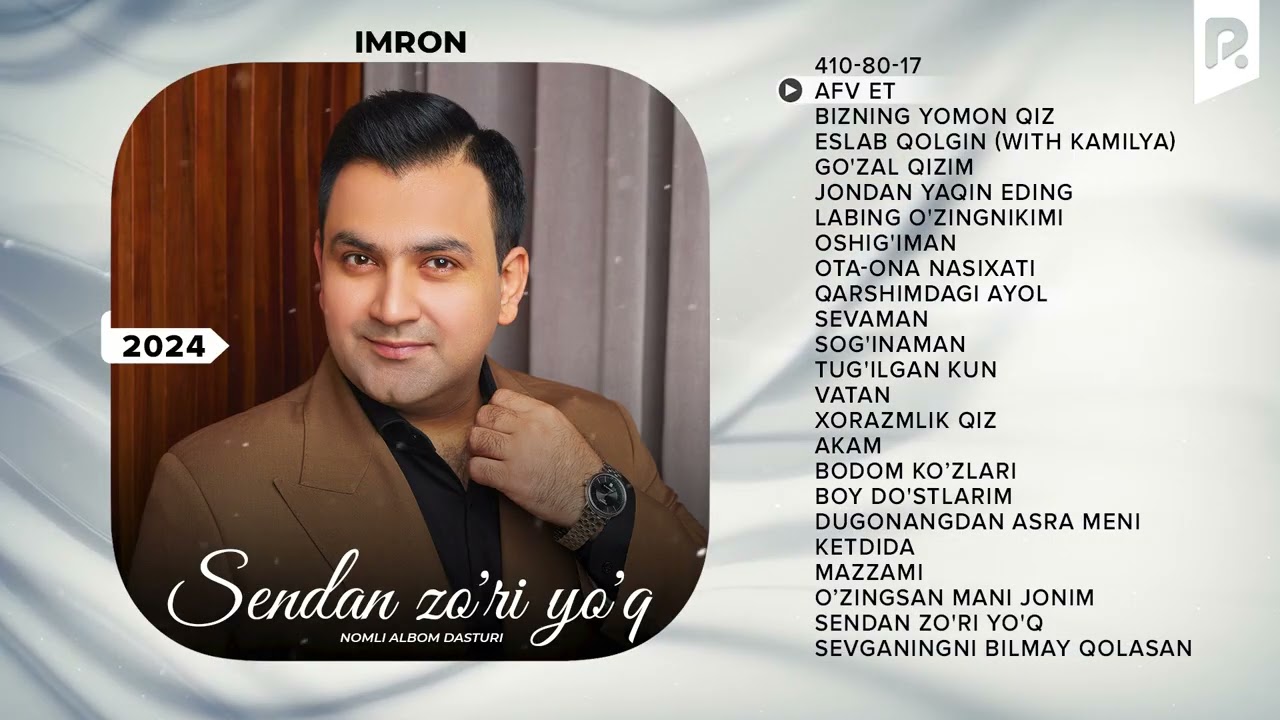 Imron - Sendan zo'ri yo'q nomli albom dasturi 2024