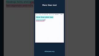 Etherpad is more than plain text