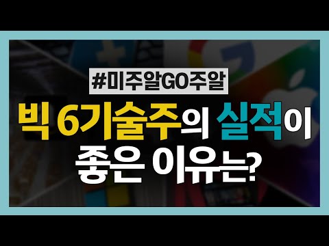 빅6 기술주의 실적이 좋은 이유는? (미주알 GO주알.해외주식투자/20.07.16)