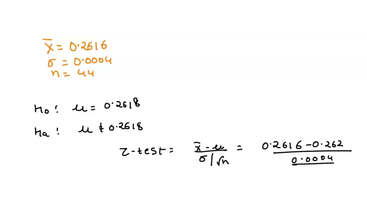 Bodacious Burger, Inc., claims that the average weight of its "Pi Over Twelve" burger is 0.2618 lb.…