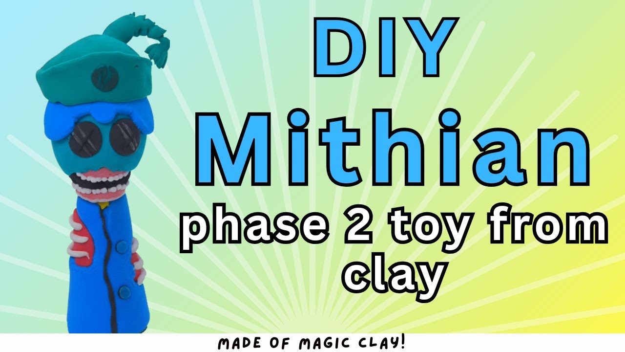 Mithian I made Mithian phase 2 sprunki OC toy (Incredibox) DIY Clay Art - YouTube