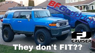 Truth about 35's on a FJ CRUISER.