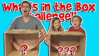 WHAT'S IN THE BOX CHALLENGE?!! w/ Josh Darnit, Johnna, & Evan