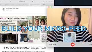 Build Your Micro-Feed: Using AI with Intention, Not Noise - THE EDIT Vol. 16