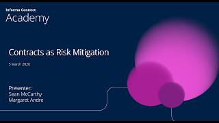 Contracts as Risk Mitigation | Contract Mastery Webinar Series 2026