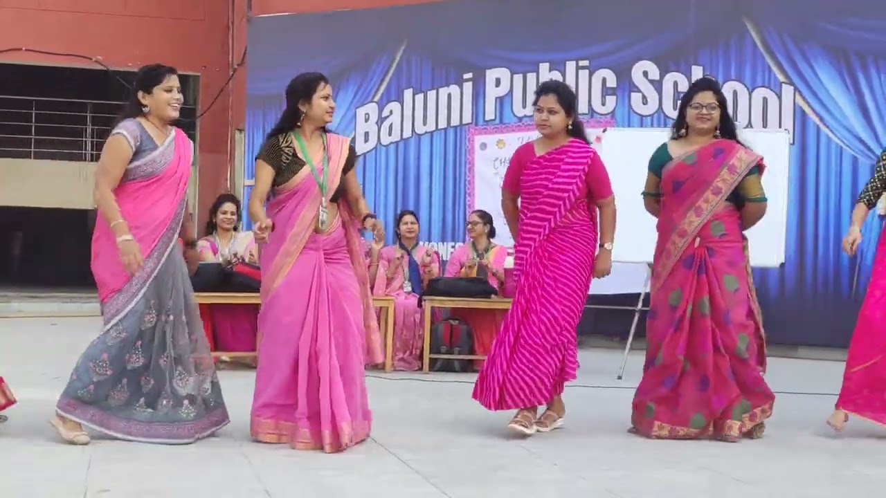 small skit by teachers on children's day with dance