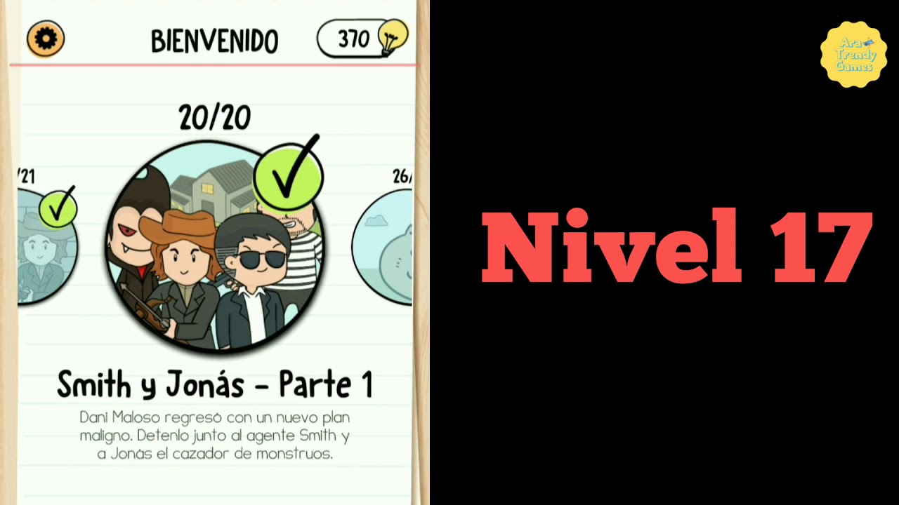 Brain Test 2: Tricky Stories - Smith Y Jonás Parte 1 Nivel 17 Walkthrough