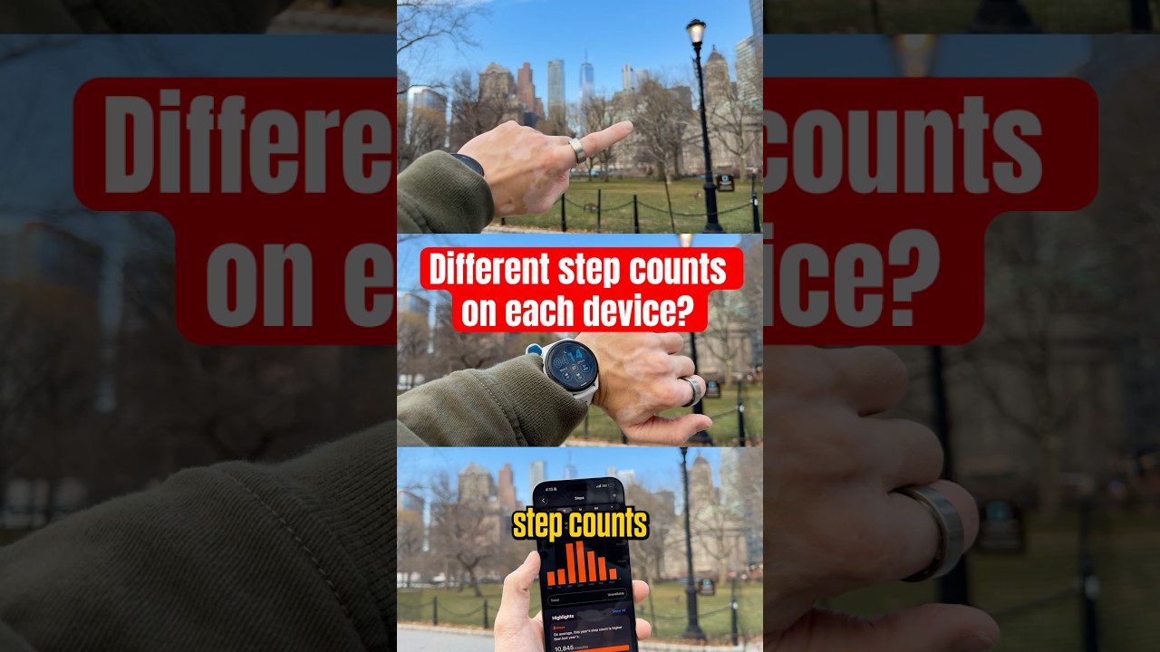 Why Your Watch, Phone, and Ring Count Different Steps