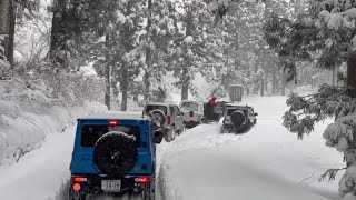 ■ジムニー■前編☃新潟県　さわやか⛄️豪雪・大雪⛄️林道　Day２  4K