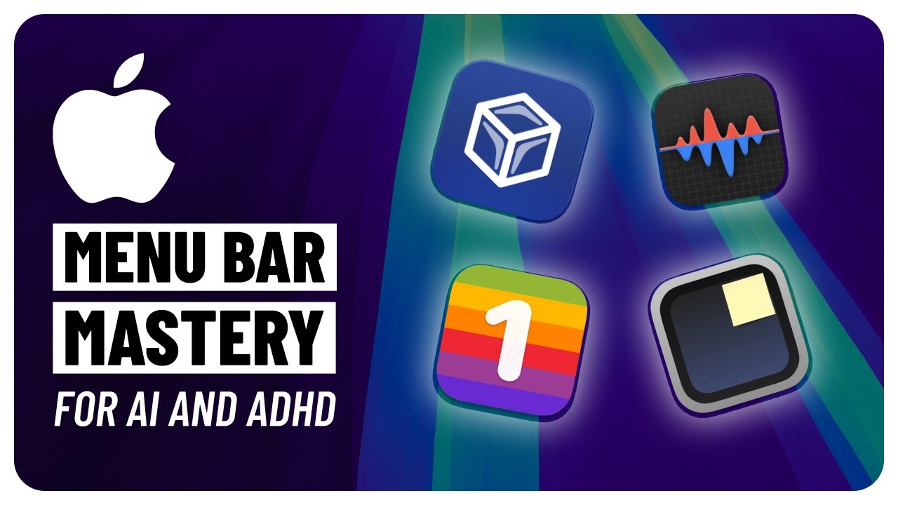 Best FREE Menu Bar Apps for AI & ADHD - YouTube