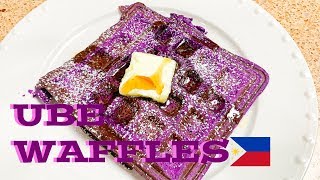 Ube Waffles Purple Yam Waffles