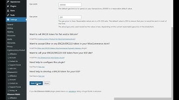 WordPress Ethereum Wallet Plugin - Ethereum Mainnet Configure