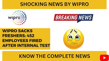 Breaking news from Wipro || 400+ employees got fired??||What is the reason||All details|| Must watch