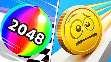 Ball Run 2048 | Coin Rush - All Level Gameplay Android,iOS - NEW APK UPDATE