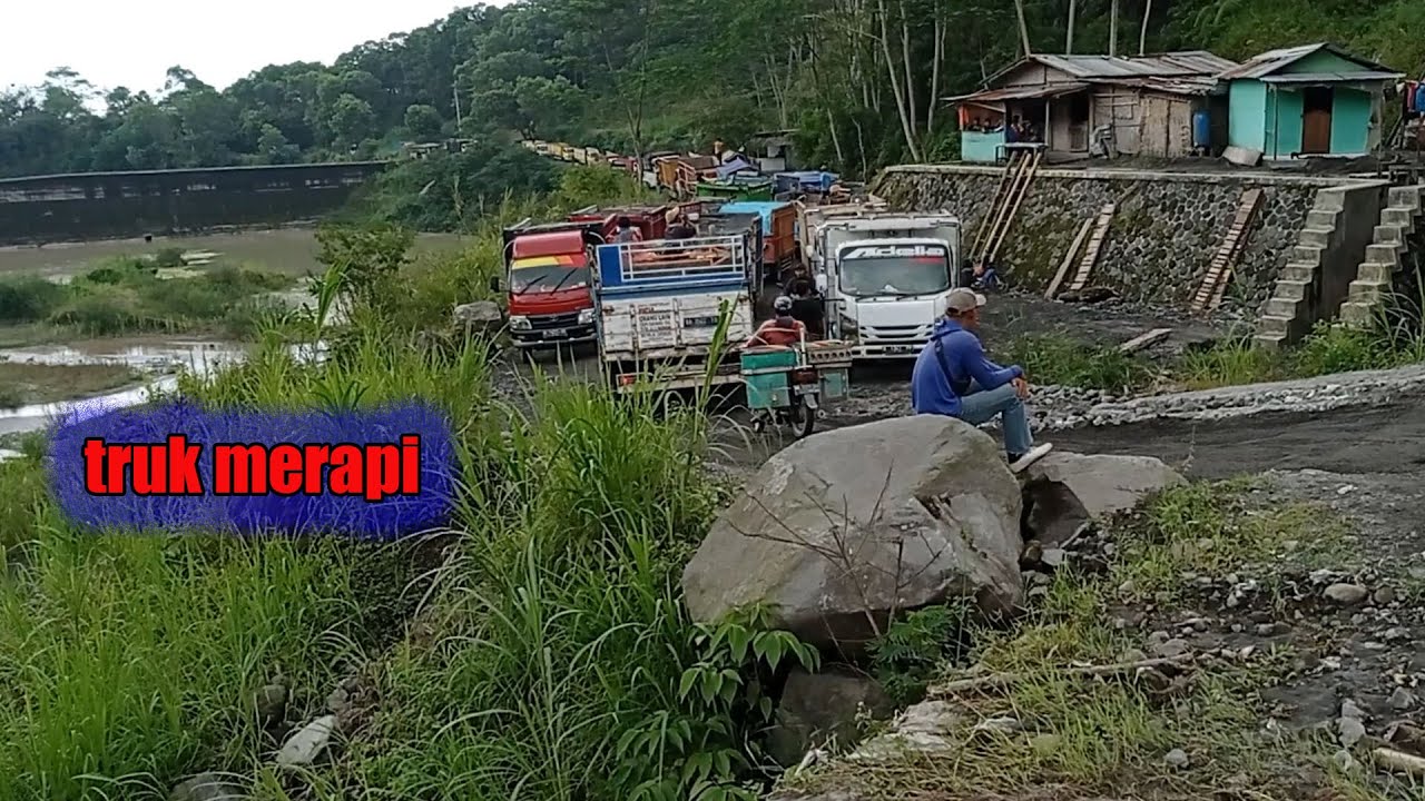 truk merapi || macet di tambang ngori