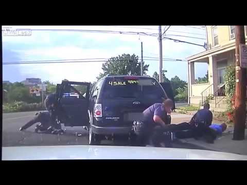 POLICE BRUTALTIY - Cop Gives WWE Style Kick To Strip Club Robber’s Head During Arrest