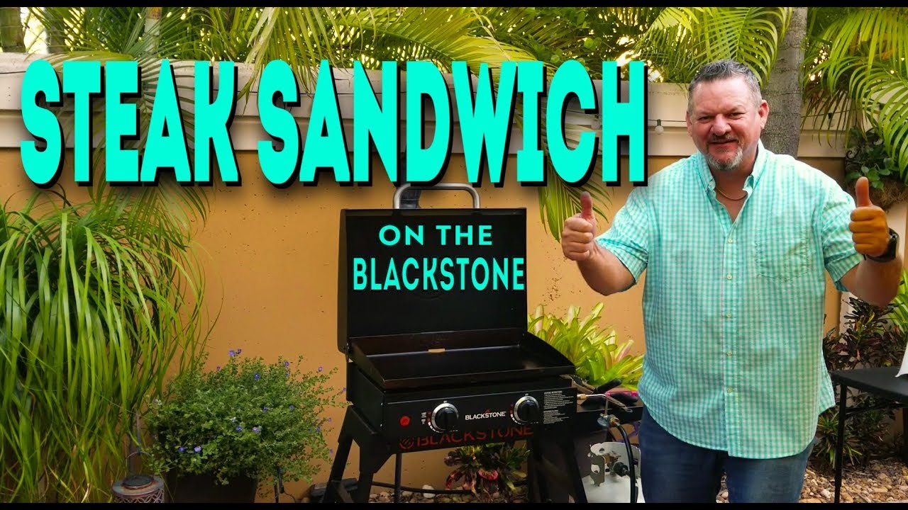 Steak Sandwich on the Blackstone 22" Griddle COOKING WITH BIG CAT 305