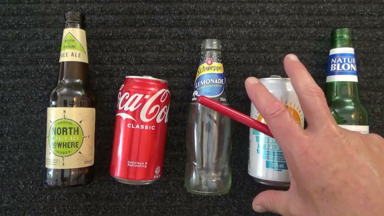 ASMR - Bottles, Cans & Brushing -Australian Accent -Chewing Gum & Discussing in a Quiet Whisper