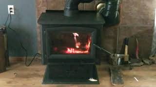 First burn of the new wood stove