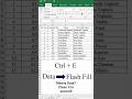 Flash Fill in Excel: Clean Messy Data in Second #exceltips #exceltricks #exceltutorial #dataanlysis