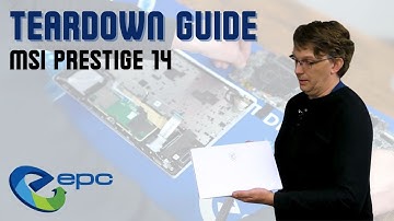 How to Teardown an MSI Prestige 14!