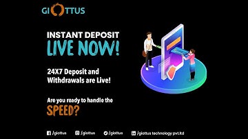 Free Instant INR Deposit within 10 Sec in Giottus