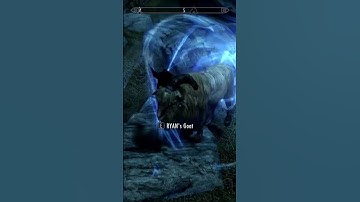 A goat goes flying! (SKYRIM - MASTER DIFFICULTY)